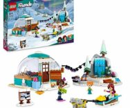 LEGO 41760 Friends – Vacanza in Igloo con Tenda da Campeggio, 2 Cani da Slitta