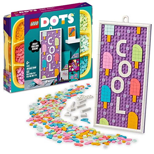 LEGO 41951 DOTS Bacheca Messaggi, Lavagnetta Personalizzabile per Bambini