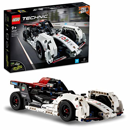 LEGO 42137 Technic Porsche 99X Electric, Auto da Corsa con App AR
