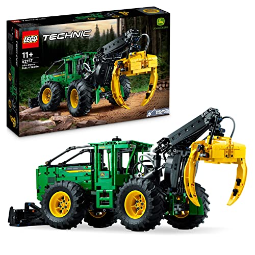 LEGO 42157 Technic Trattore John Deere 948L-II, Modellino da Costruire con 4 Ruote Motrici