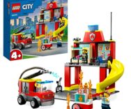 LEGO 60375 City Fire Caserma dei Pompieri