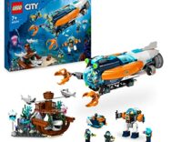 LEGO 60379 City Sottomarino per Esplorazioni Abissali