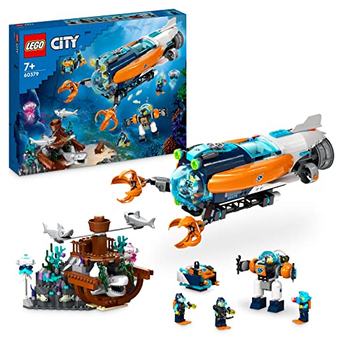 LEGO 60379 City Sottomarino per Esplorazioni Abissali