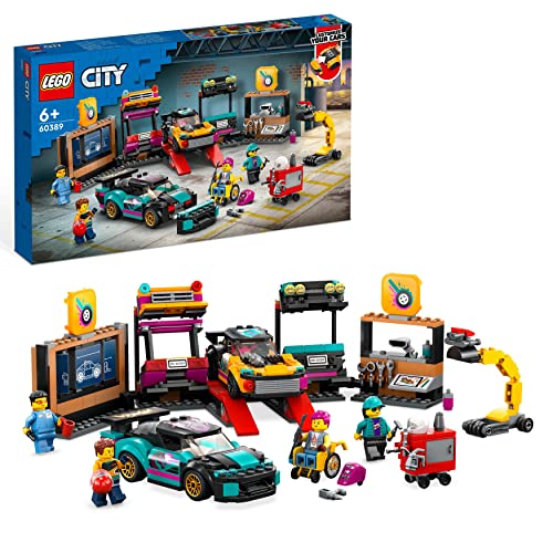 LEGO 60389 City, Garage Auto con 2 Macchine