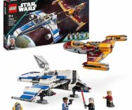 LEGO 75364 Star Wars Ahsoka – E-Wing  vs. Starfighter 2 Veicoli Giocattolo e 4 Minifigure