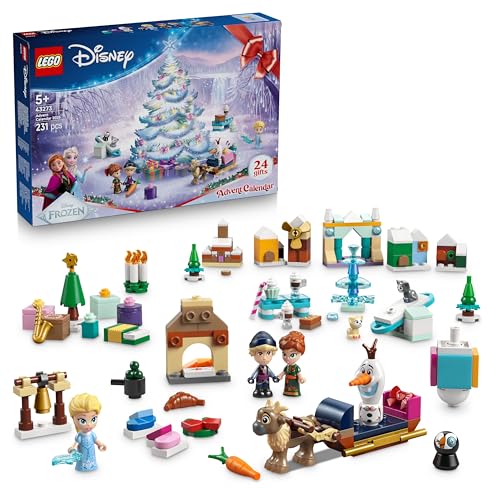 LEGO Disney Frozen 43273 – Calendario dell’Avvento 2025 – Gioco di costruzione con le Principesse Disney per Bambine e Bambini da 5 Anni