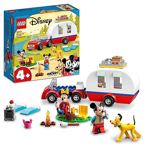 LEGO Disney 10777 – Mickey and Friends Vacanza in Campeggio con Topolino e Minnie