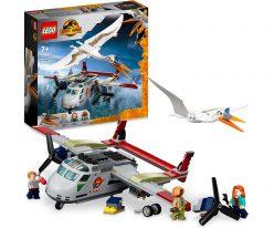 LEGO 76947 Jurassic World Quetzalcoatlus agguato aereo