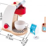 dimensioni Macchina del caffè per bambini - gioco in legno Hape