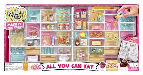 Miniverse Make It all You Can Eat – Ingredienti e Accessori Alimenti Giocattolo, Cibo Fai da Te