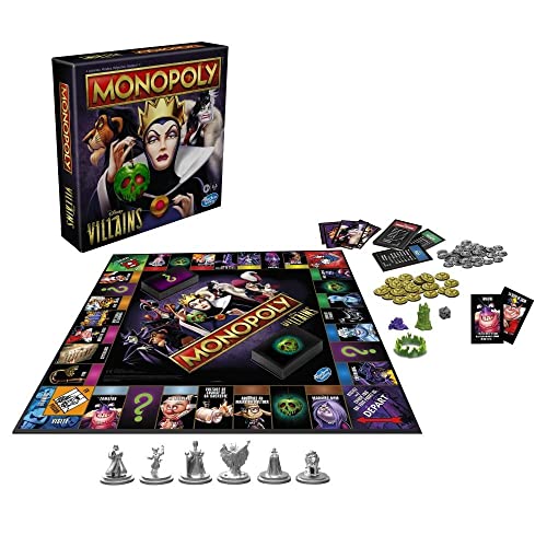 Monopoly Disney Vilains – Gioco da tavolo Hasbro Gaming