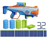 Nerf Elite Junior, blaster facile da usare, 32 dardi e 4 bersagli