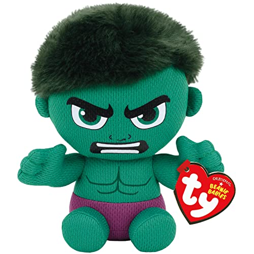 Peluche Hulk Marvel, morbido e soffice pupazzo 20 cm – Ty