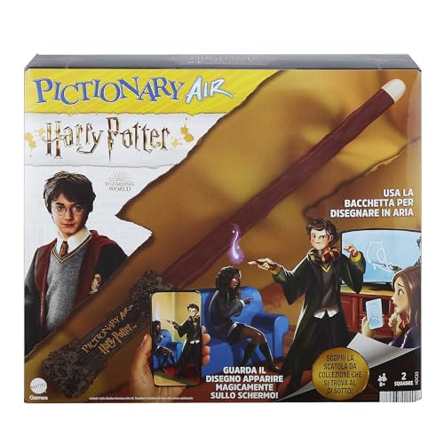 Pictionary Air Harry Potter – Disegna in aria con la bacchetta magica, da 8 anni