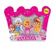 Pinypon Principesse, Set con 3 Bamboline – Famosa