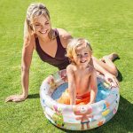 Piscinetta gonfiabile con anelli per bambini - Intex 57106