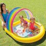 Piscinetta gonfiabile per bambini Arcobaleno - Intex 57156