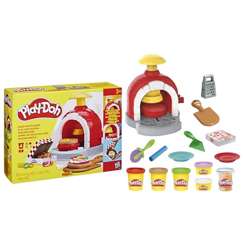 Play-Doh Kitchen Creations – La Pizzeria – Kit di pasta modellabile per bambini da 3 anni in su