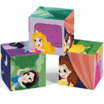 Principesse Disney Puzzle 12 Cubi da costruire