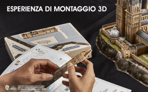 Puzzle 3d Hogwarts cura dei dettagli