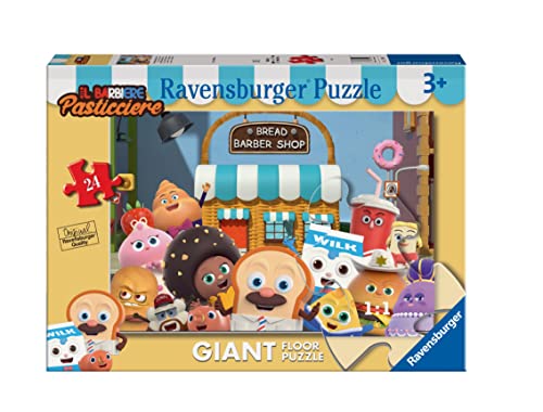 Puzzle Barbiere Pasticcere, 24 Pezzi Giganti – Ravensburger