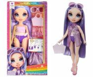 Rainbow High Violet – Bambola alla Moda 28 cm con Costume da bagno e accessori – Swim & Style