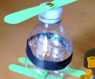 Come realizzare un elicottero fai da te con una bottiglia di plastica
