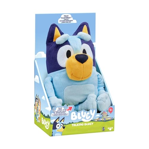 Rocco Giocattoli Peluche Bluey  – Morbidissimo Peluche parlante