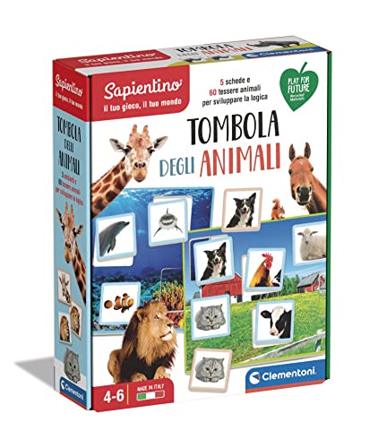 Sapientino Tombola degli Animali, gioco educativo da 5 anni – Clementoni