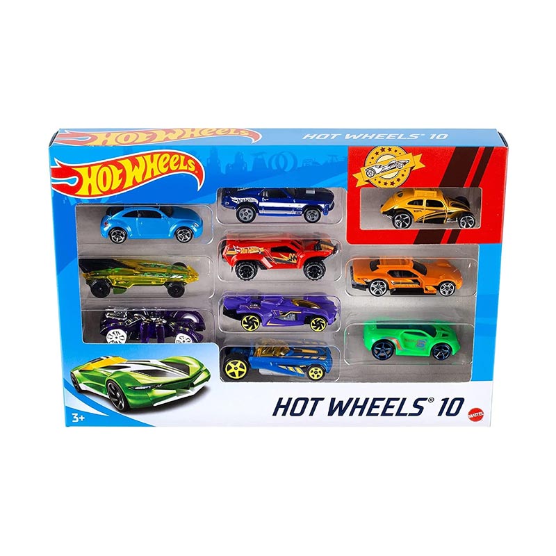 Set 10 Macchinine Hot Wheels