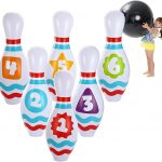 Set bowling gigante gonfiabile