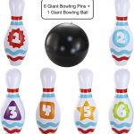 Set bowling gigante gonfiabile