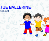 Statue ballerine, gioco di gruppo per bambini