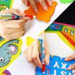 Tappeto magico da colorare per bambini