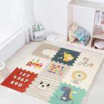 Tappeto puzzle morbido per bambini con disegni