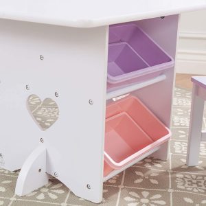 Tavolino legno bambina kidkraft cuore