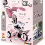 Triciclo bambina Smoby Rosa Baby Balade