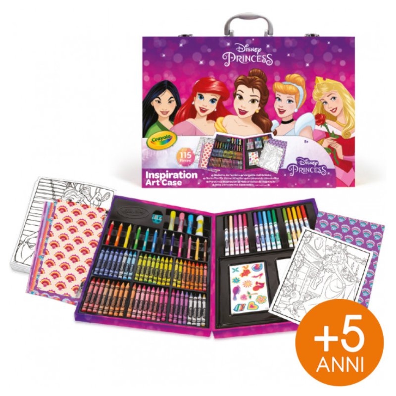 Valigetta Colori Principesse Disney - Crayola 