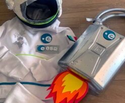 Vestito di Carnevale Astronauta con Casco, fai da te