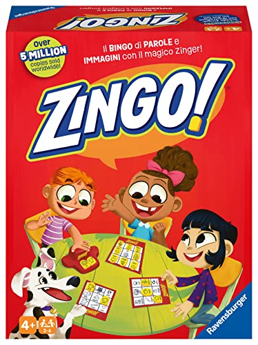 Zingo, Tombola con Gioco di Parole e Immagini da 4 anni –  Ravensburger